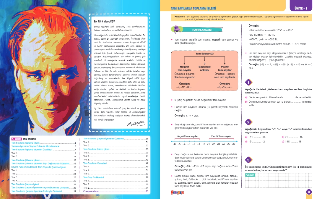 FENOMEN 7 MATEMATİK FASİKÜLLERİ (TOPLAM 6 FASİKÜL)