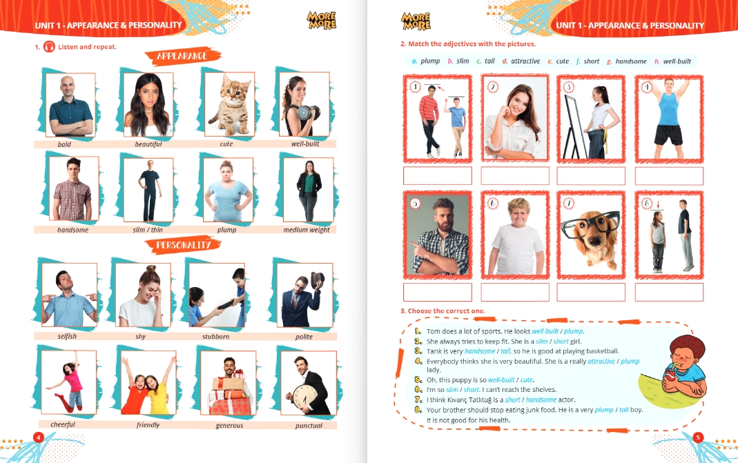 7. Sınıf More & More Wordpower ( Kelime Bankası )