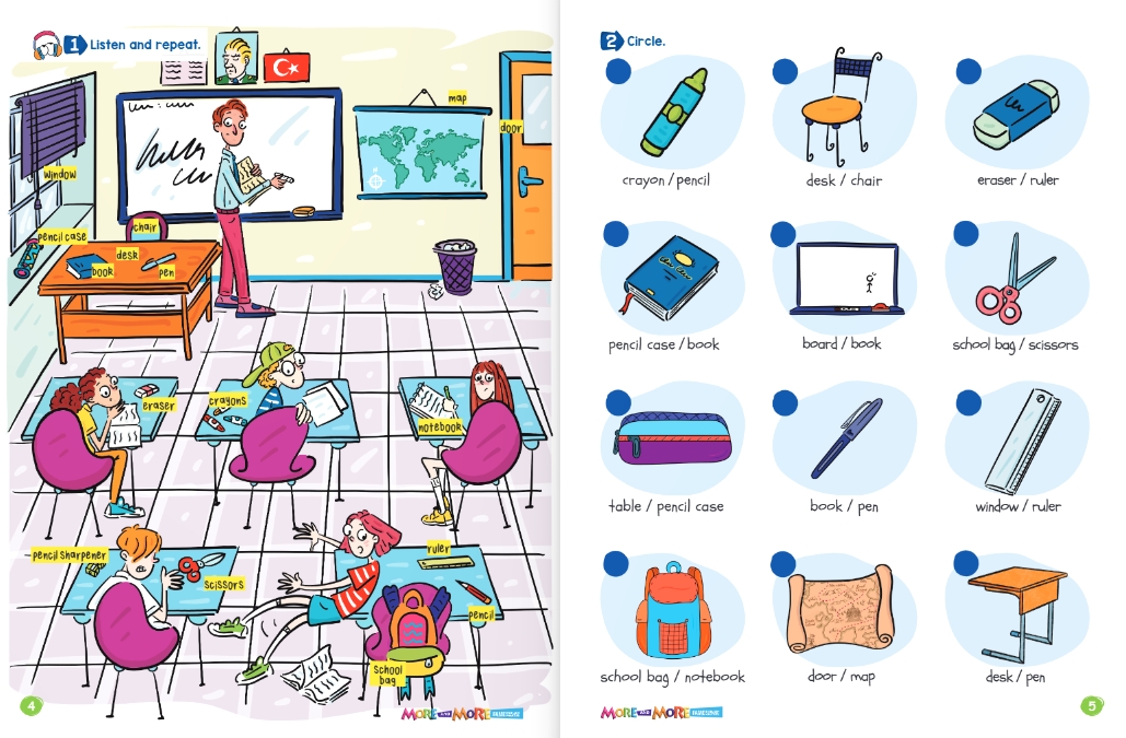 MORE & MORE İLKOKUL 4.SINIF PRACTICE BOOK & WORKBOOK & READERS & CRAFT BOOK  (4 KİTAP)