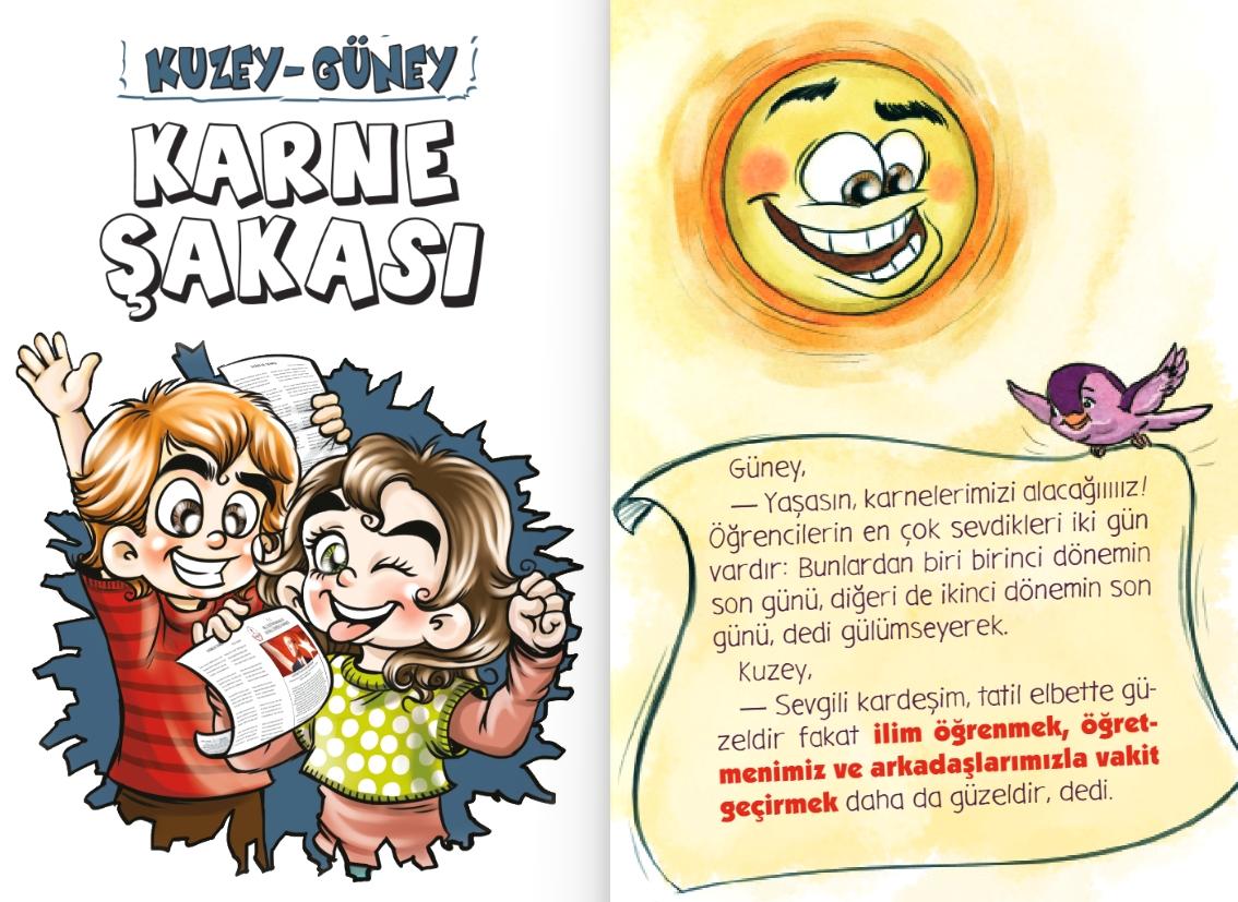 4.SINIF OKUMA KİTABI KARNE ŞAKASI
