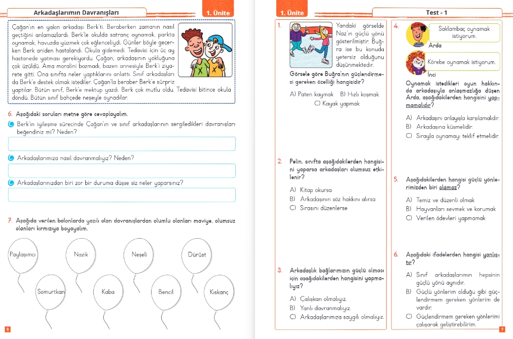 Fenomen Çocuk 3. Sınıf Hayat Bilgisi