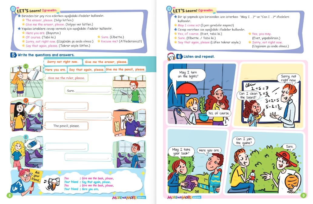 MORE & MORE İLKOKUL 4.SINIF PRACTICE BOOK & WORKBOOK & READERS & CRAFT BOOK  (4 KİTAP)
