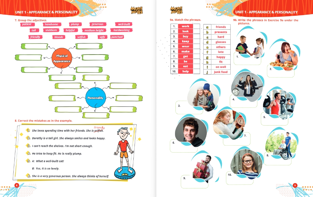 7. Sınıf More & More Wordpower ( Kelime Bankası )