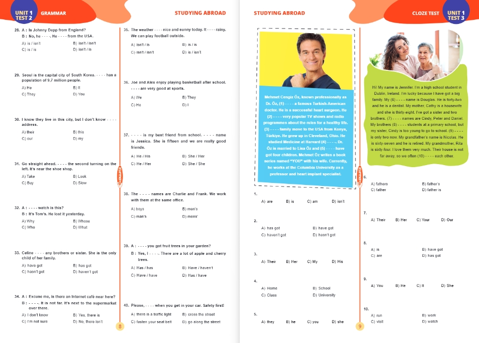 LİSE 9.SINIF MORE & MORE SANTRA TEST BOOK