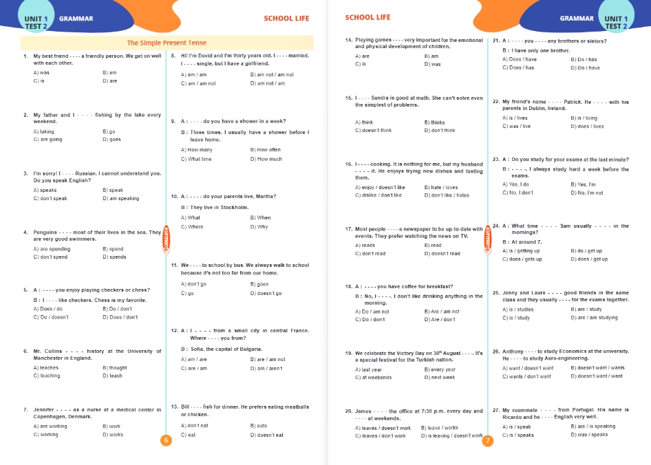LİSE 10.SINIF MORE & MORE SANTRA TEST BOOK