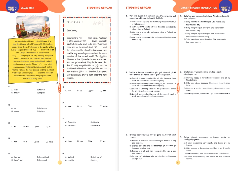 LİSE 9.SINIF MORE & MORE SANTRA TEST BOOK