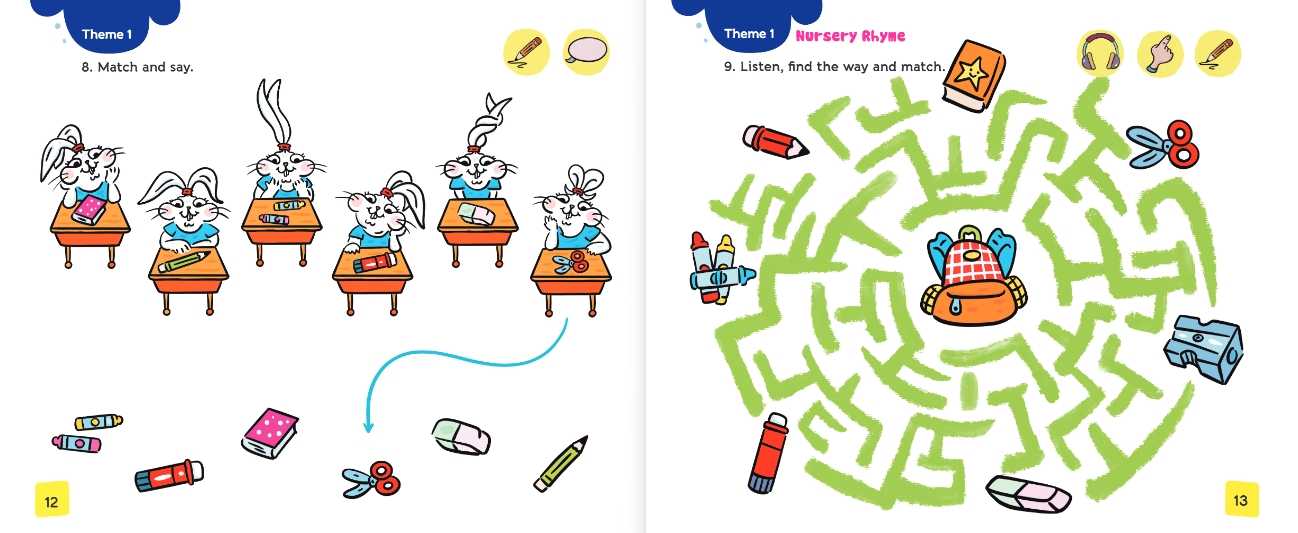 MORE & MORE TIME FOR RABY PRESCHOOL (B) STUDENT’S & ACTIVITY BOOK (2’Lİ SET)  5-6 YAŞ