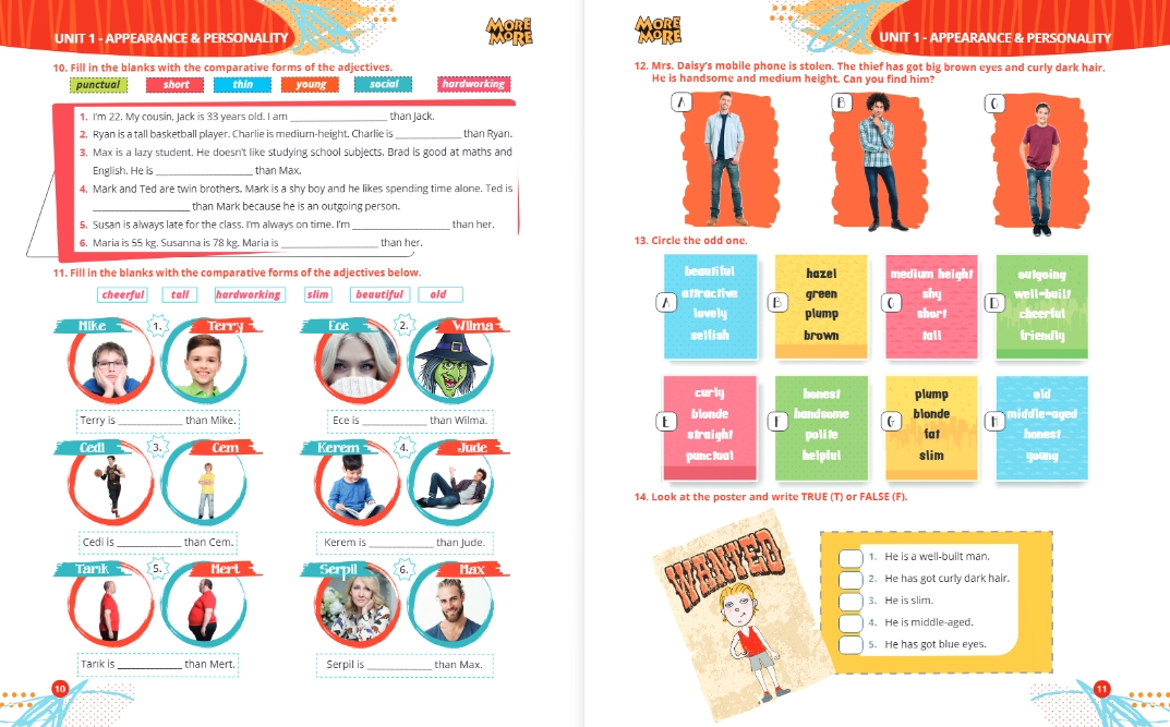 7. Sınıf More & More Wordpower ( Kelime Bankası )