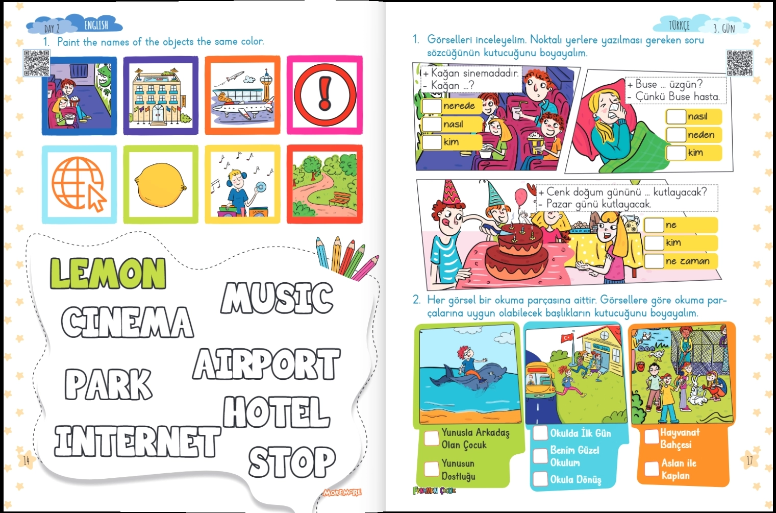Fenomen Çocuk ve More&More 2. Sınıf Yarıyıl Tatil Kitabı 
