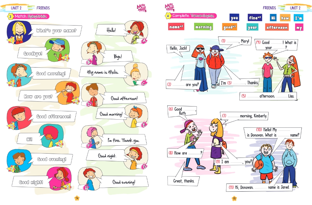 MORE & MORE İLKOKUL 2.SINIF WORKSHEETS & TEST BOOK & SELFIE TEST