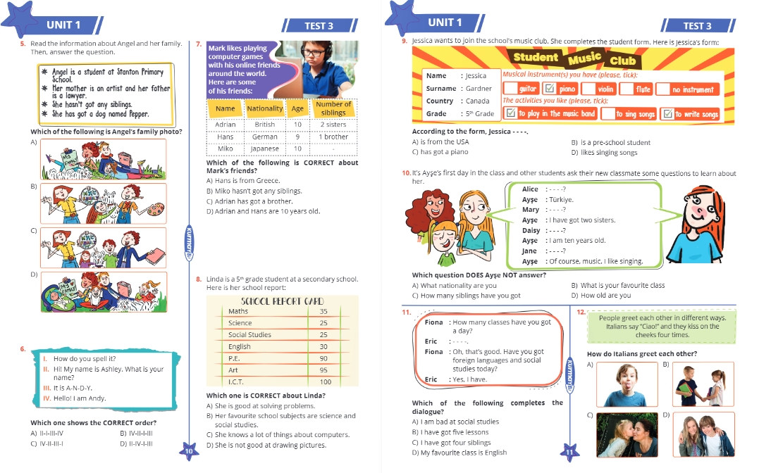 5.SINIF MORE & MORE PREP CLASS TEST BOOK
