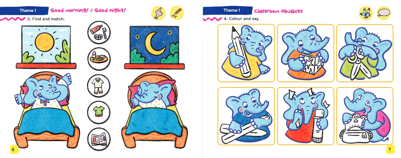 MORE & MORE TIME FOR ELLY PRESCHOOL (A) STUDENT’S & ACTIVITY BOOK (2’Lİ SET) 4-5 YAŞ