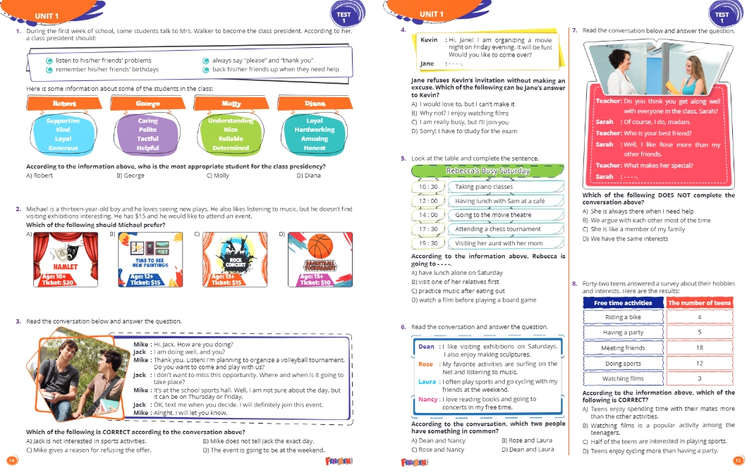 FENOMEN 8 ENGLISH TEST BOOK 