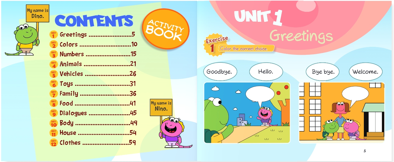MORE & MORE 1.SINIF DINO & NINO STUDENT’S BOOK & ACTIVITY BOOK (2’Lİ SET) 