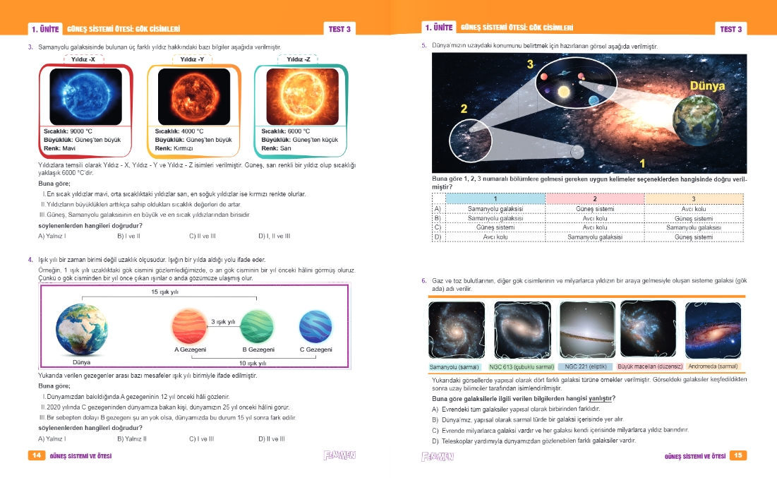 FENOMEN 7 FEN BİLİMLERİ SORU BANKASI (B)