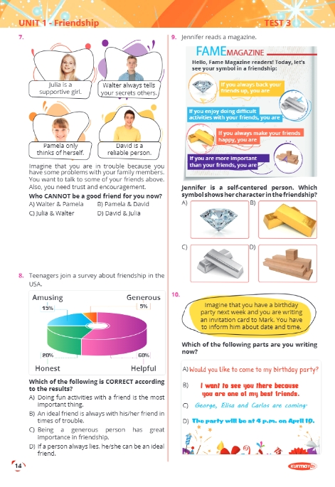 8.SINIF MORE & MORE FAME LIGHT TEST BOOKLET