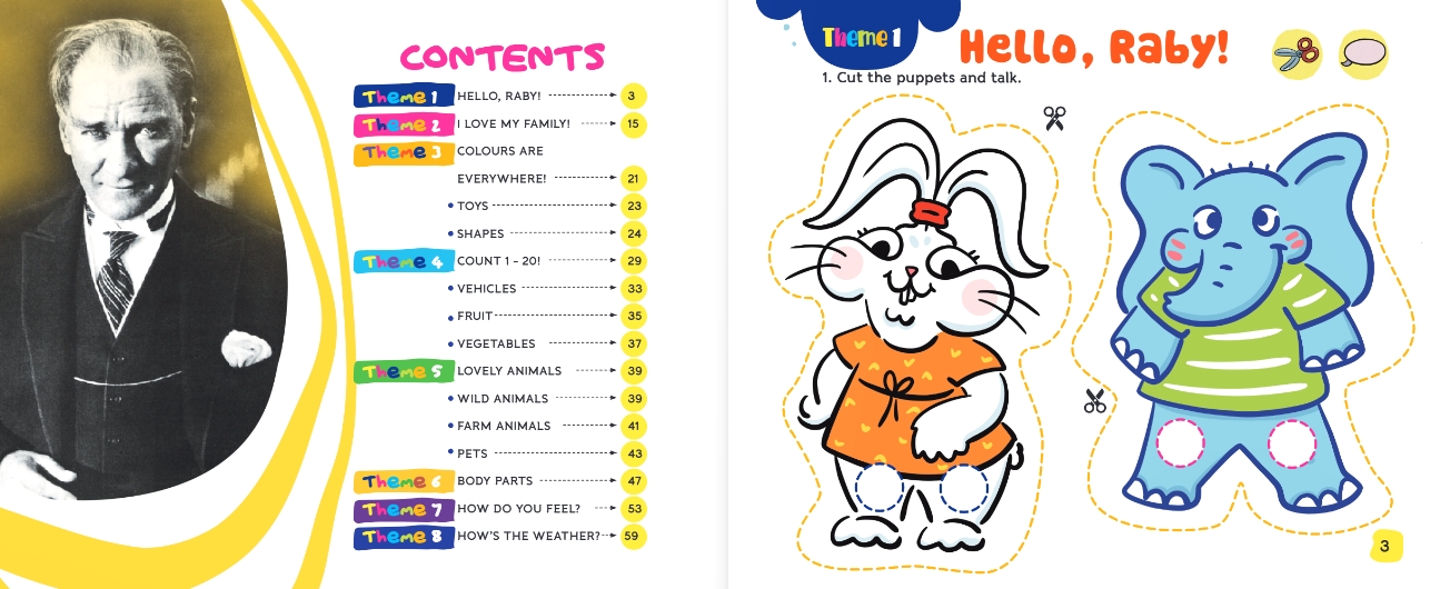 MORE & MORE TIME FOR RABY PRESCHOOL (B) STUDENT’S & ACTIVITY BOOK (2’Lİ SET)  5-6 YAŞ