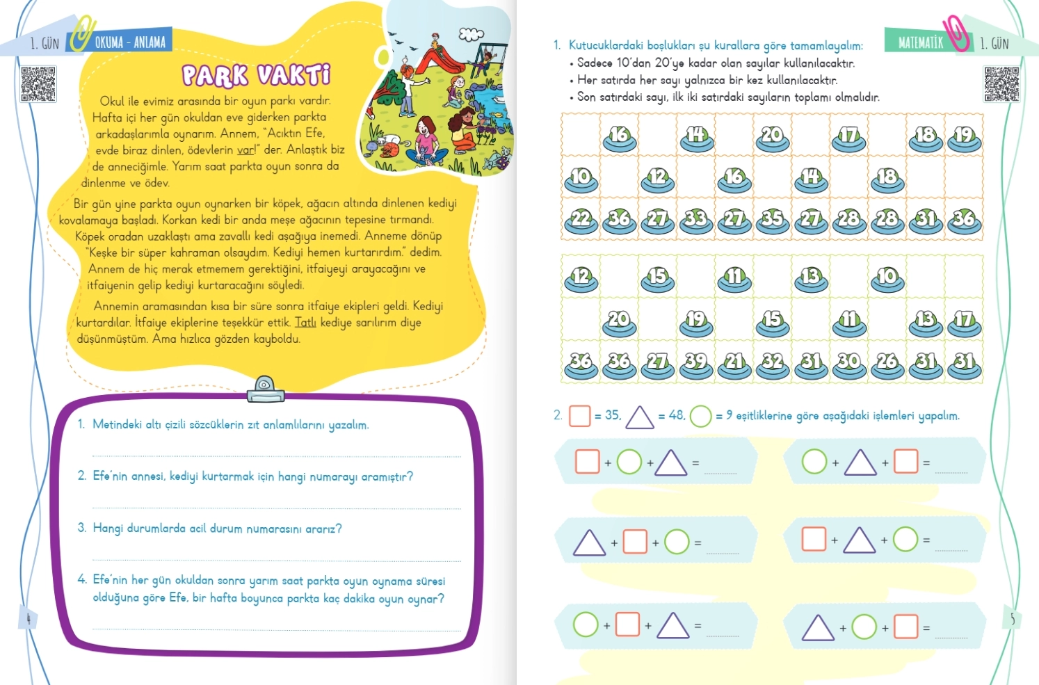 Fenomen Çocuk More&More 3. Sınıf Yarıyıl Tatil Kitabı 