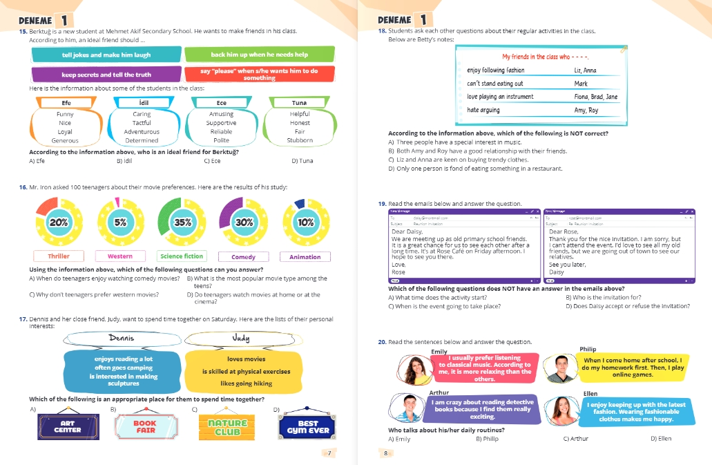 8.SINIF MORE & MORE PRACTICE BOOK & REVISION TESTS & DICTIONARY (3 KİTAP)