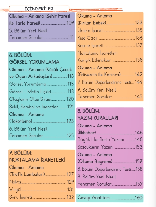 Fenomen Çocuk 1. Sınıf Türkçe