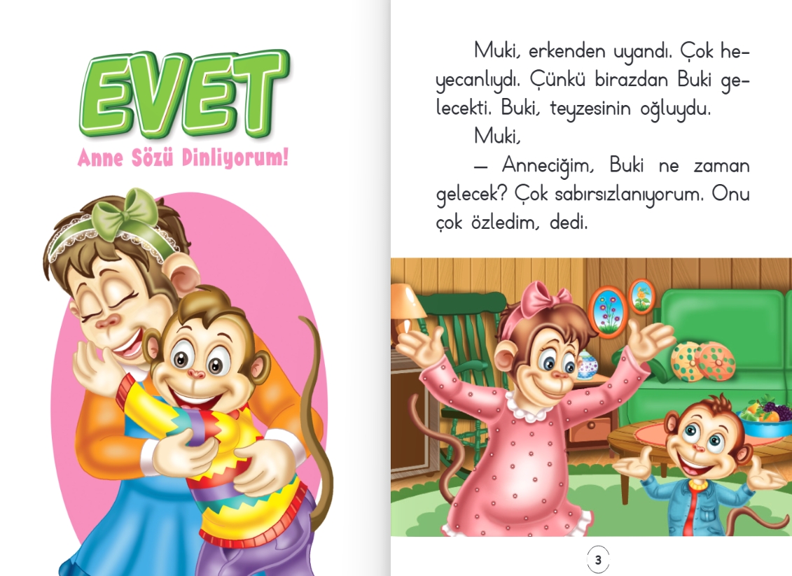 1.SINIF HİKAYE SETİ EVET SERİSİ (10 KİTAP)