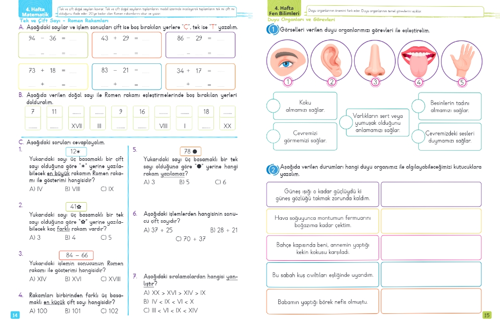 Fenomen Çocuk 3. Sınıf Haftalık Ödev Fasikülleri