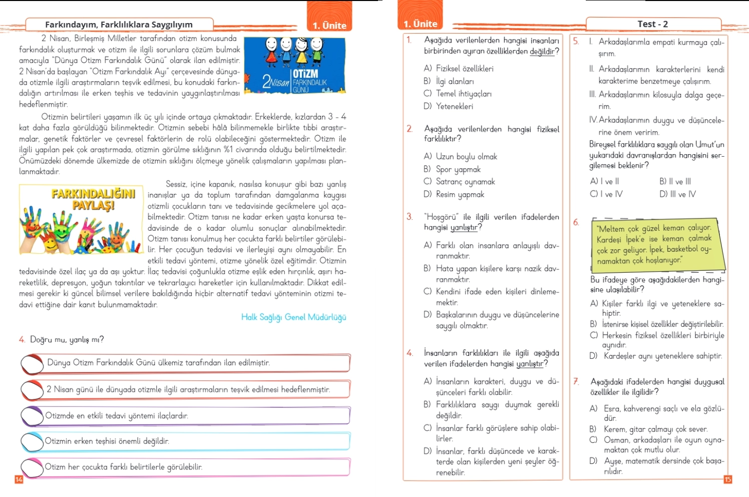 Fenomen Çocuk 4 Sosyal Bilgiler 4.Sınıf