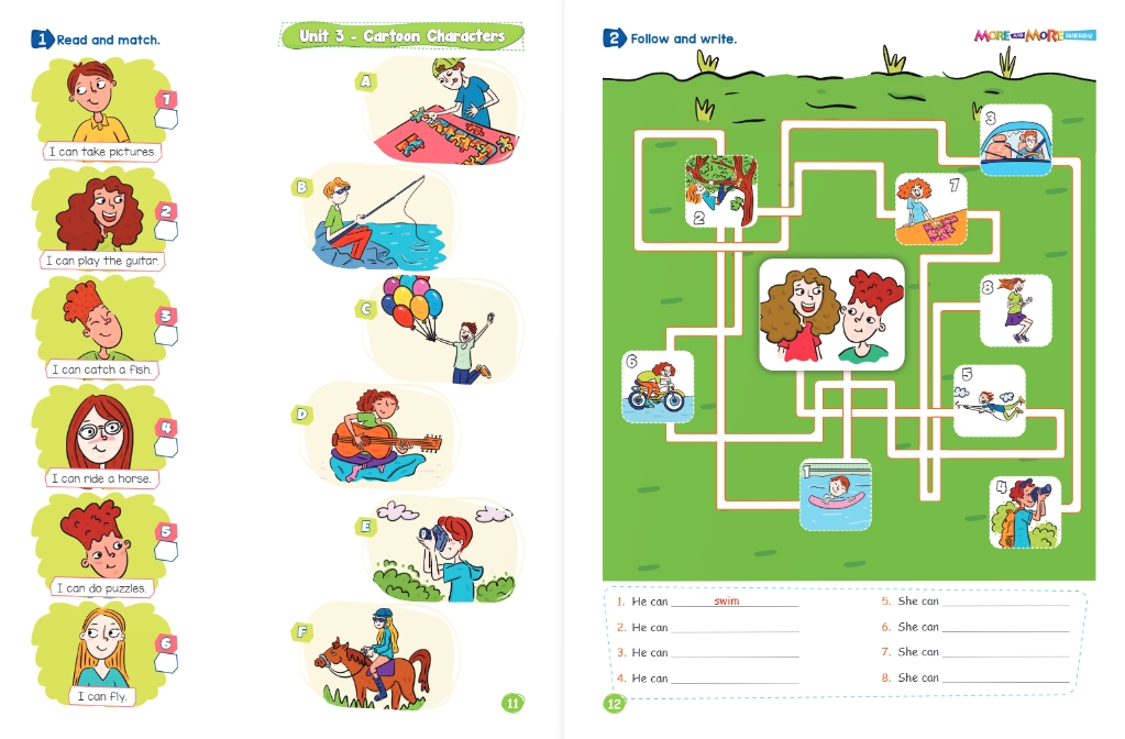 MORE & MORE İLKOKUL 4.SINIF PRACTICE BOOK & WORKBOOK & READERS & CRAFT BOOK  (4 KİTAP)
