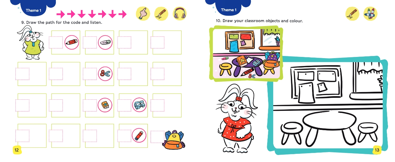 MORE & MORE TIME FOR RABY PRESCHOOL (B) STUDENT’S & ACTIVITY BOOK (2’Lİ SET)  5-6 YAŞ