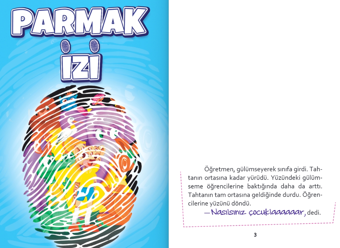 3.SINIF OKUMA KİTABI PARMAK İZİ