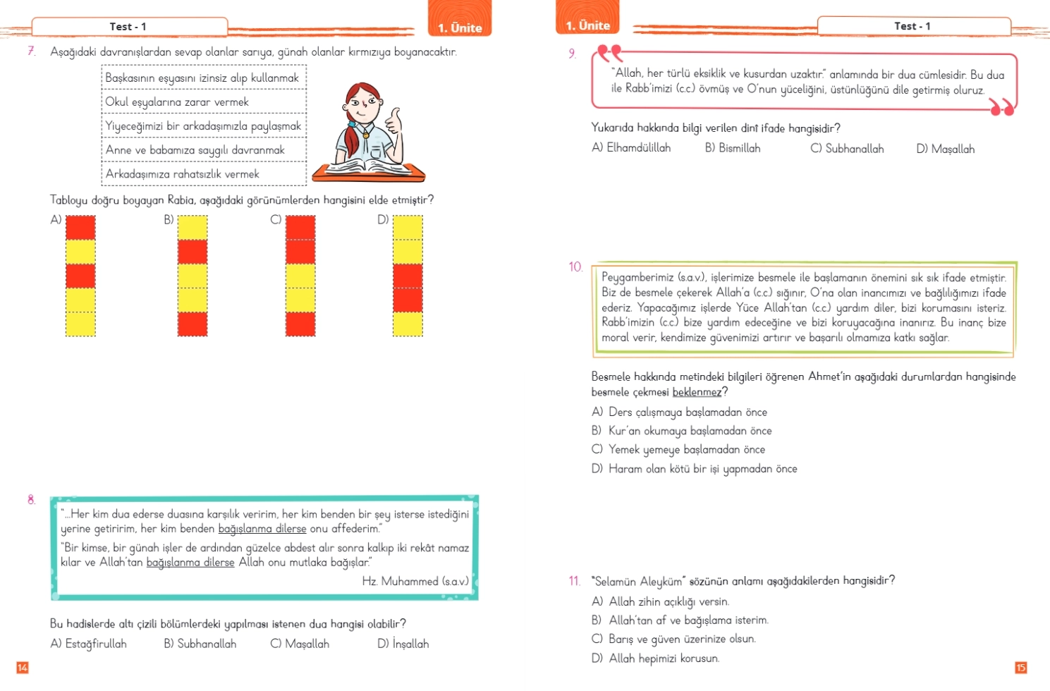 Fenomen Çocuk 4 Din Kültürü ve Ahlak Bilgisi 4.Sınıf