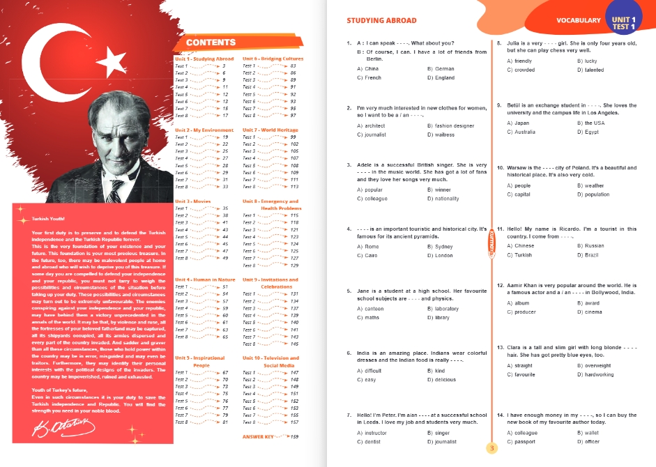 LİSE 9.SINIF MORE & MORE SANTRA TEST BOOK
