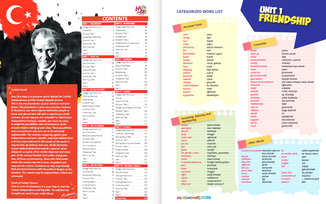 8.SINIF MORE & MORE WORKSHEETS NOTEBOOK