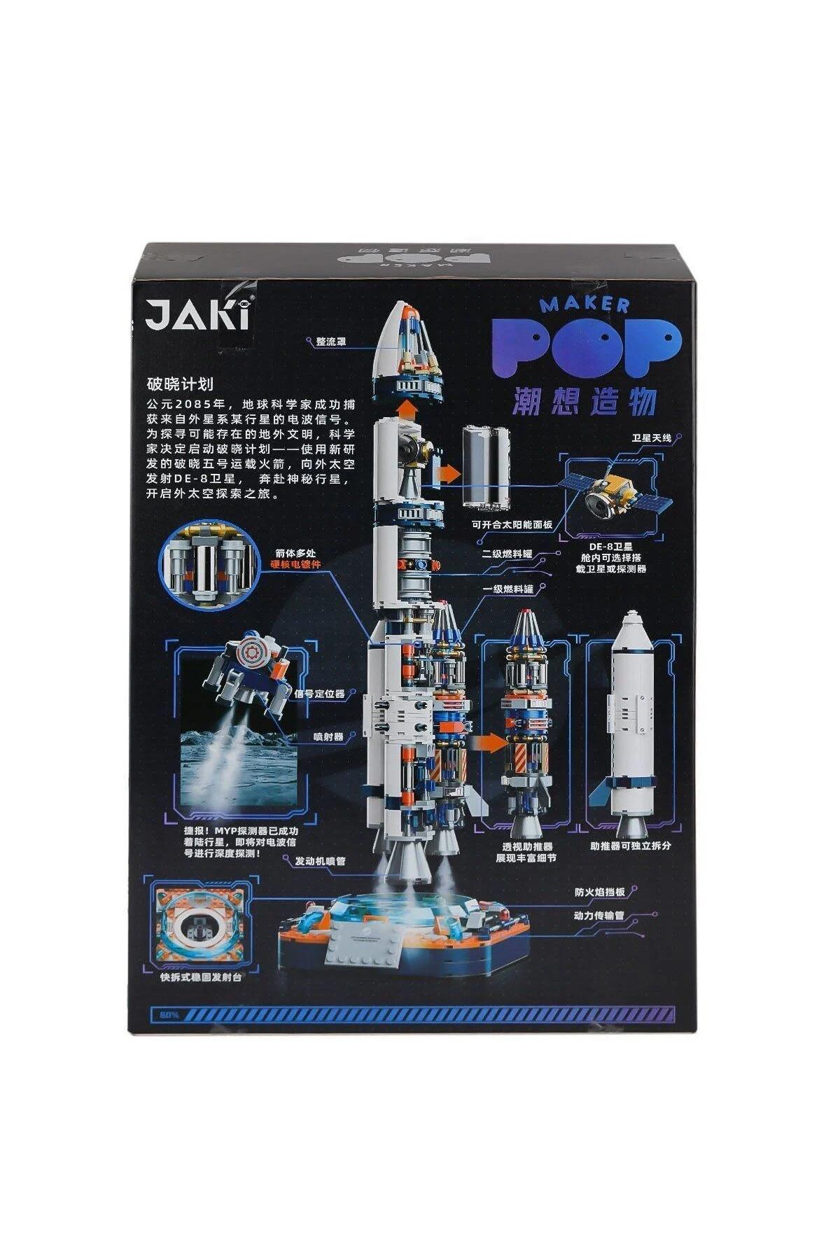 Jaki JK8501 Space Serisi Uzay Roketi Blok Seti - Vagonlife Uzay Serisi