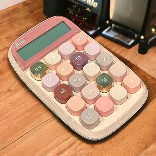 Maxx Junno Renkli Büyük Düğmeli Hesap Makinesi JN-660