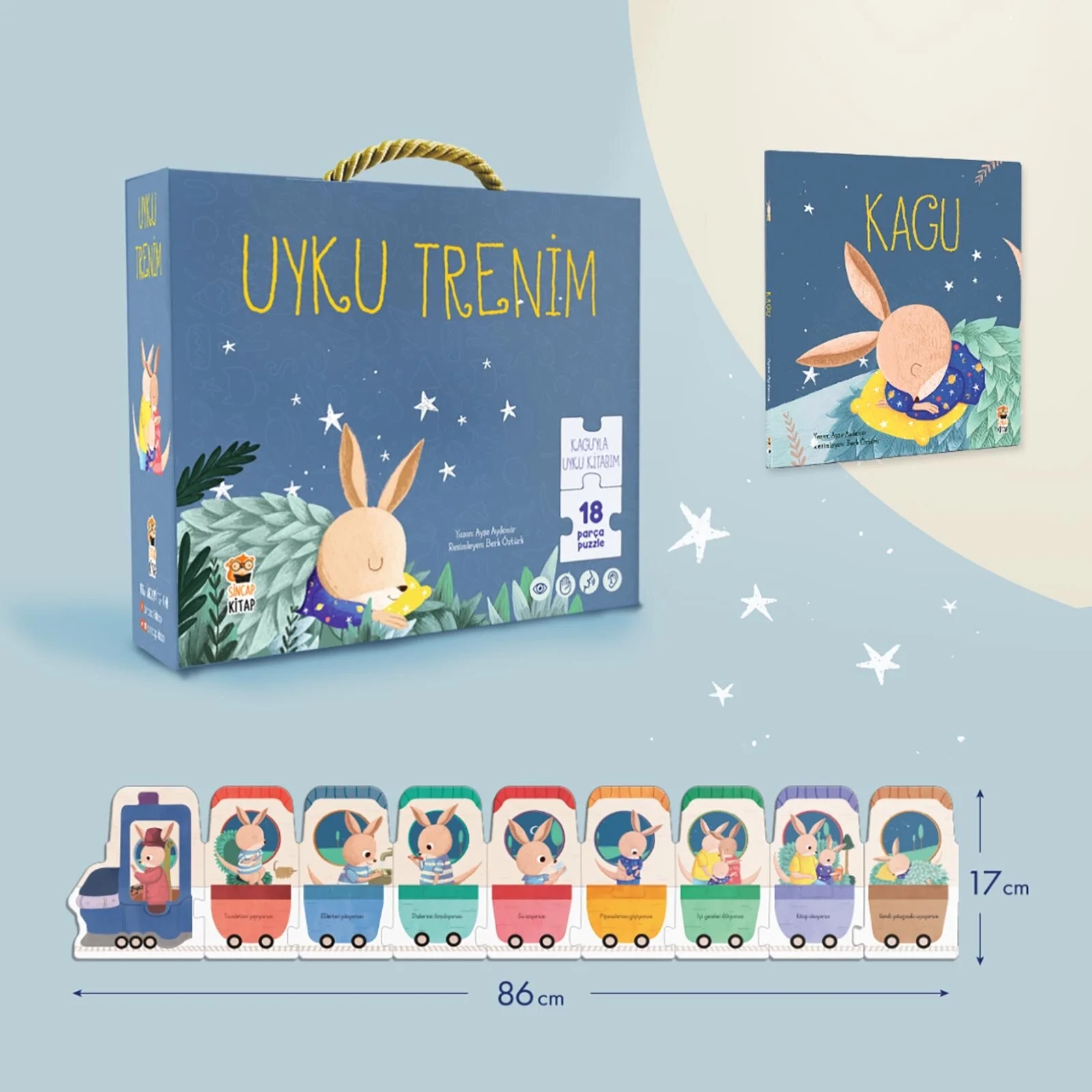 Sincap Kitap Kagu - UykuTrenim - Ayşe Aydemir - Okul Öncesi Kitap