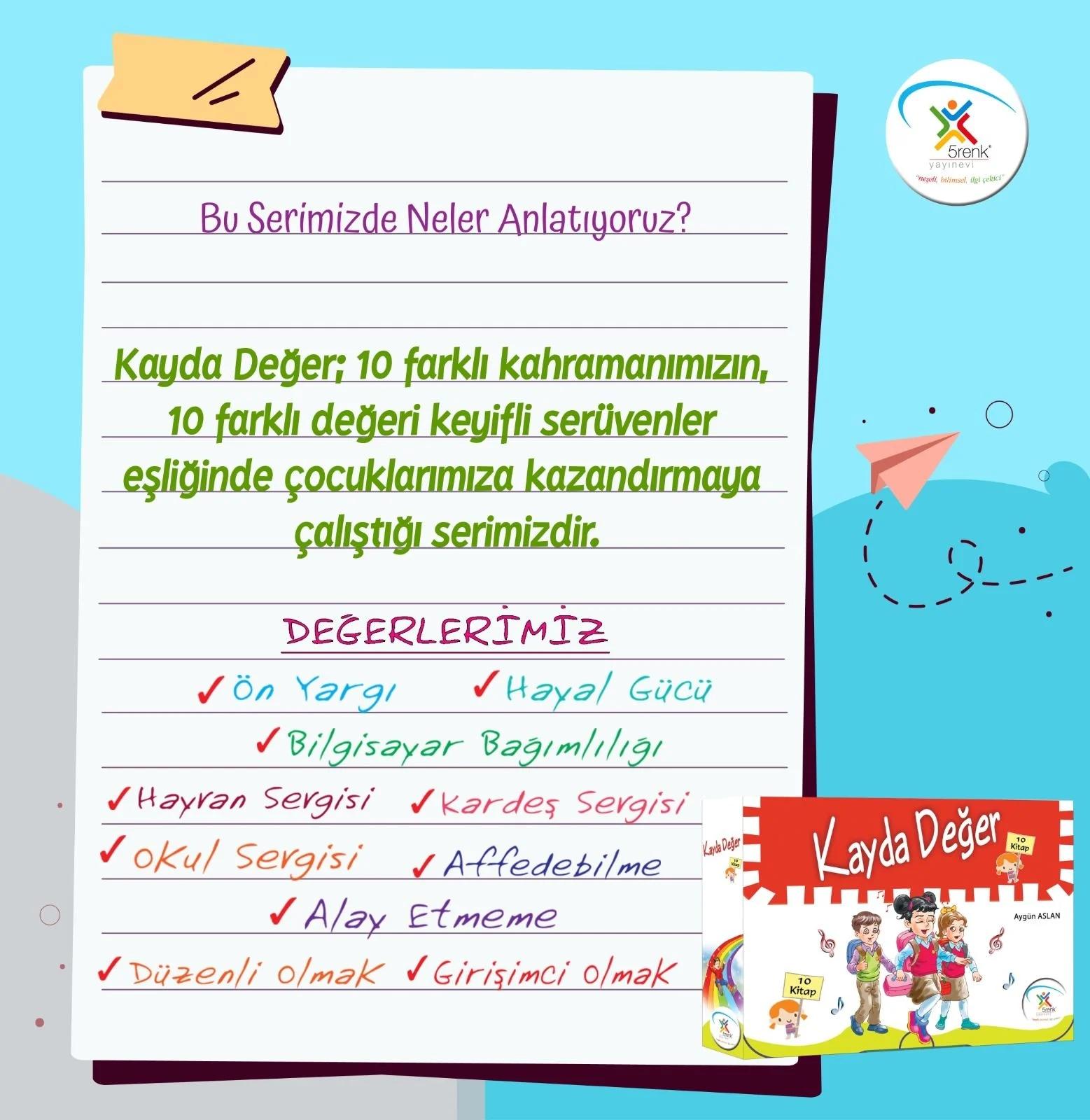 2.SINIF HİKAYE SETİ KAYDA DEĞER DİZİSİ (10 KİTAP)