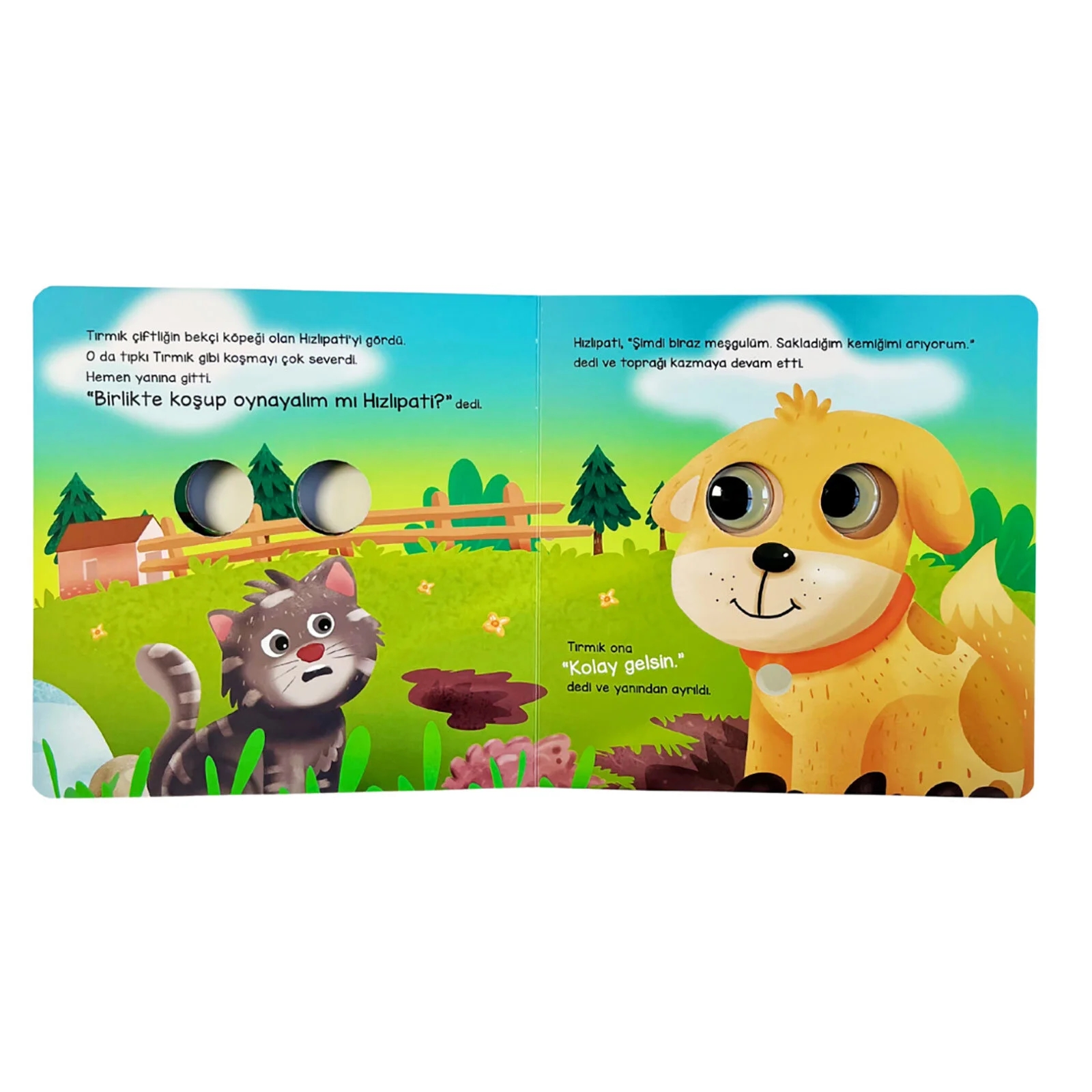 Sincap Kitap Kedi Tırmık ve Sevimli Dostları - Bu Kocaman Gözler Kimin? Okul Öncesi Kitap - Asiye Aslı Aslaner