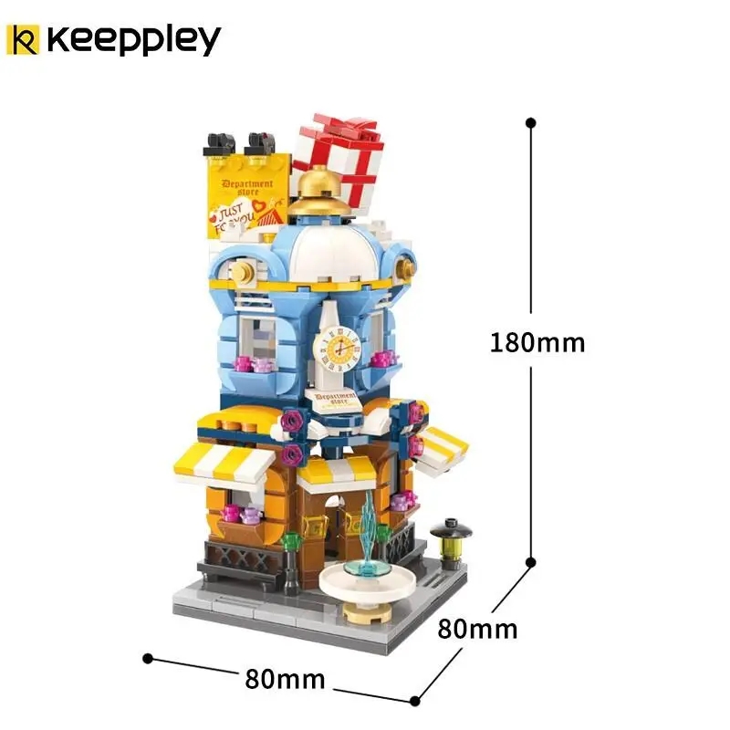Vagoonlife Keeppley City Corner Fashion Department Store Moda Mağazası Yapı Blokları Oyuncak Seti KP0105