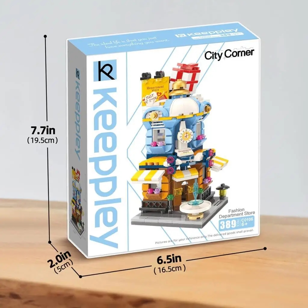 Vagoonlife Keeppley City Corner Fashion Department Store Moda Mağazası Yapı Blokları Oyuncak Seti KP0105