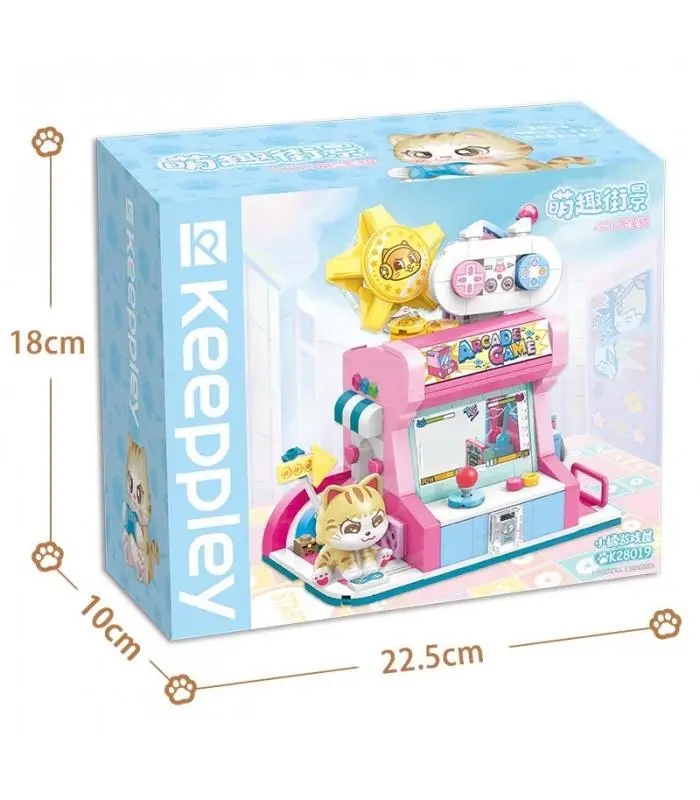 Vagonlife Keeppley City Corner Orange Cat Game Room Kedi Oyun Evi Mağazası K28019