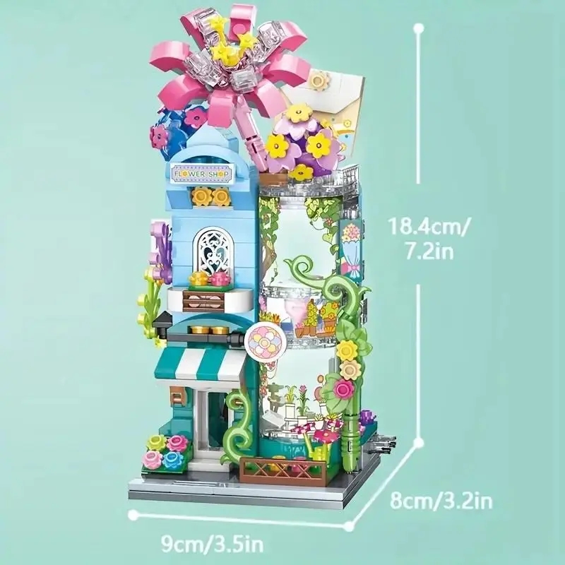 Vagonlife Keeppley City Corner Flower House Çiçek Evi Yapı Blokları Oyuncak Seti K28016