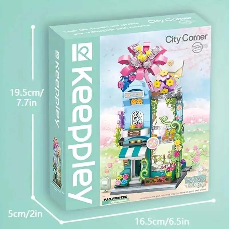 Vagonlife Keeppley City Corner Flower House Çiçek Evi Yapı Blokları Oyuncak Seti K28016