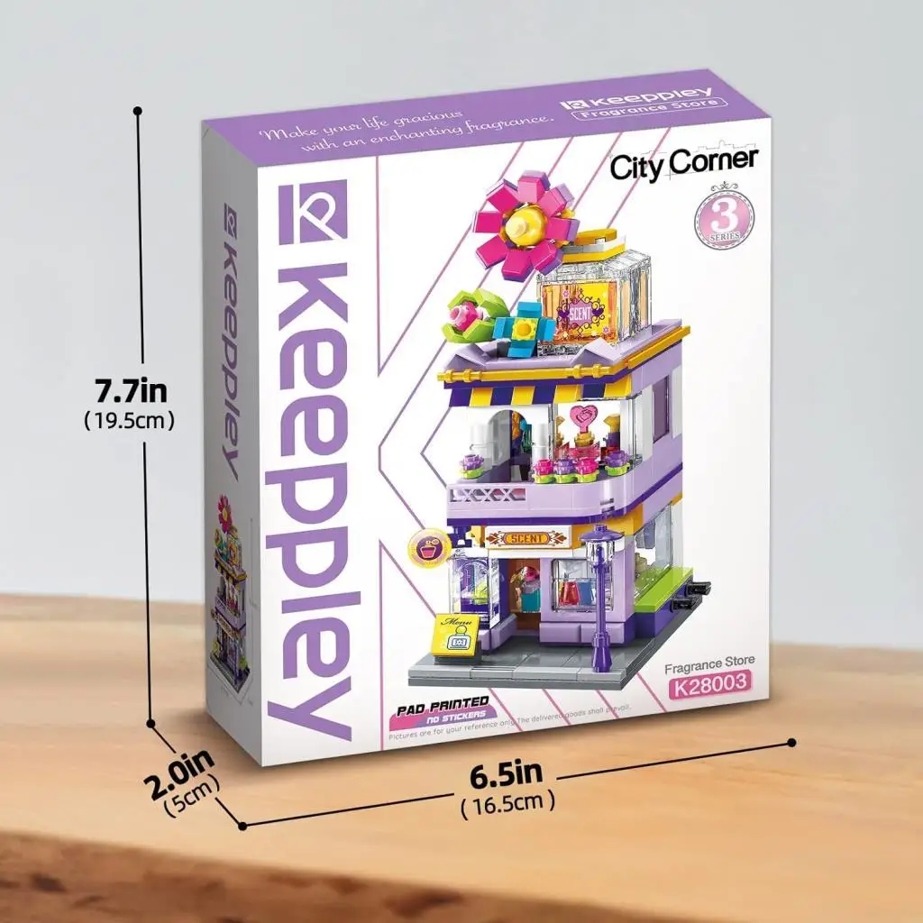Vagonlife Keeppley City Corner Fragrance Store Parfüm Mağazası Yapı Blokları Oyuncak Seti K28003