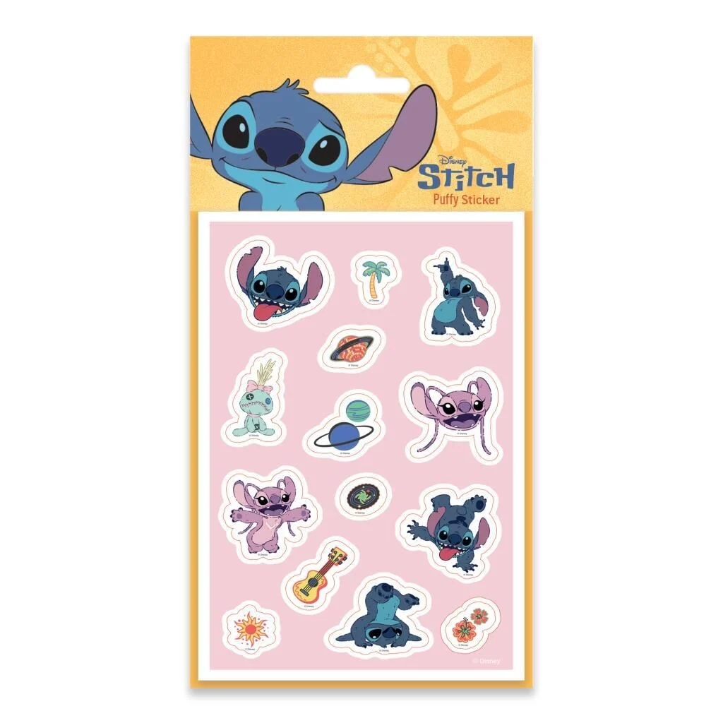 Keskincolor Stitch Puffy Sticker Seti 221300-14 – Orta Boy