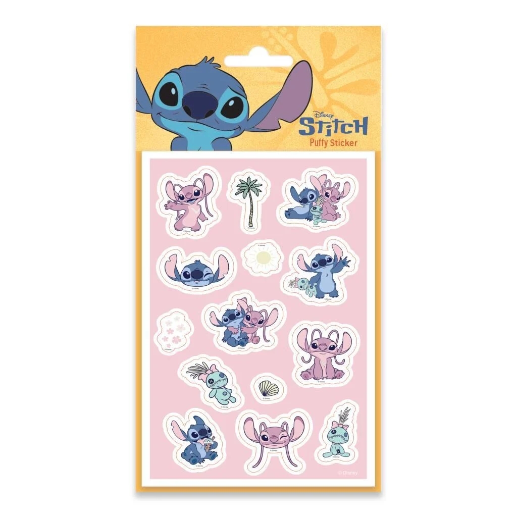 Keskincolor Stitch Puffy Sticker Seti 221300-14 – Orta Boy