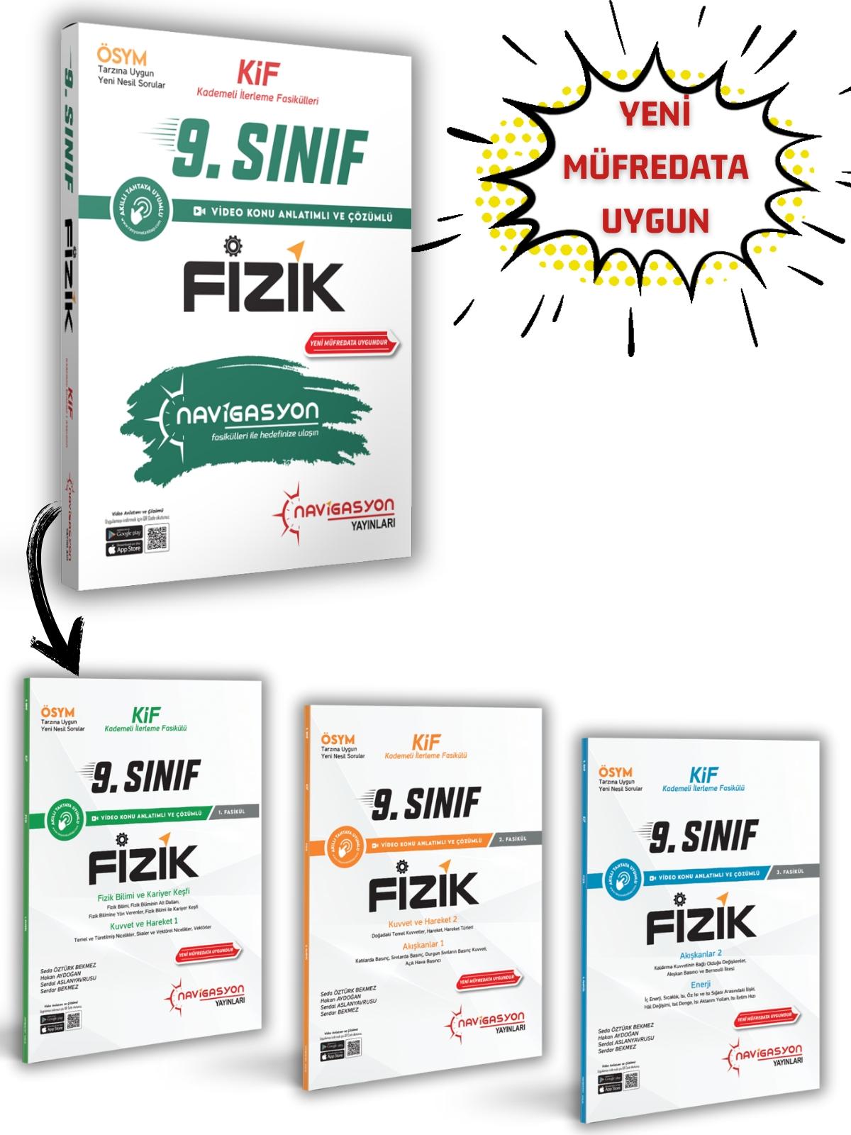 9. Sınıf Fizik KİF Seti (Yeni Müfredata Uygundur)