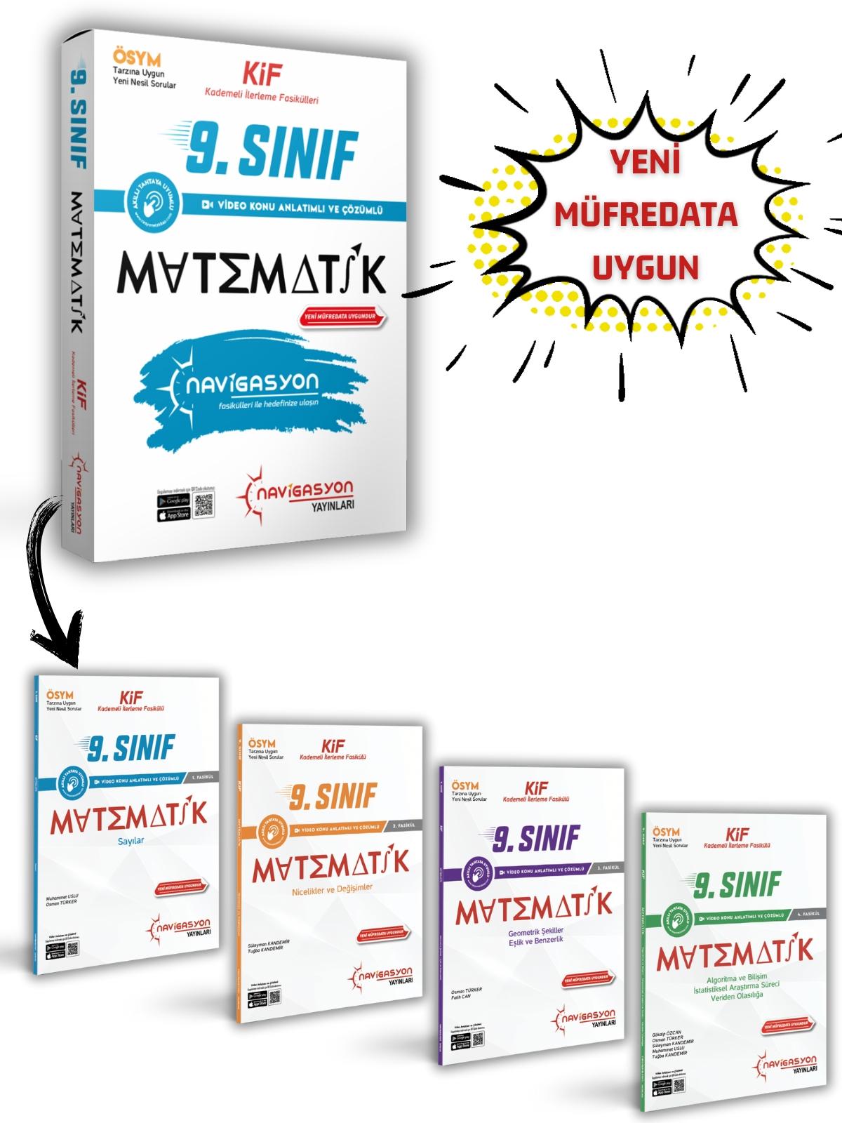 9. Sınıf Matematik Kademeli İlerleme Fasikül Seti (MEB Müfredatına Uygun-ÖSYM Ayarında)