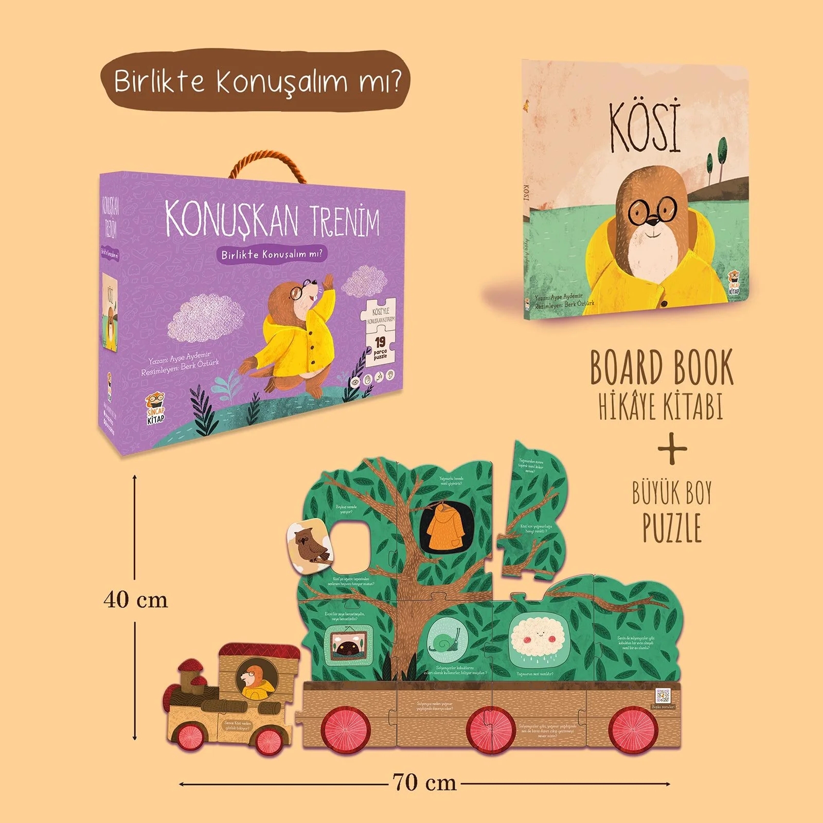Sincap Kitap Kösi - Konuşkan Trenim - Ayşe Aydemir - Okul Öncesi Kitap