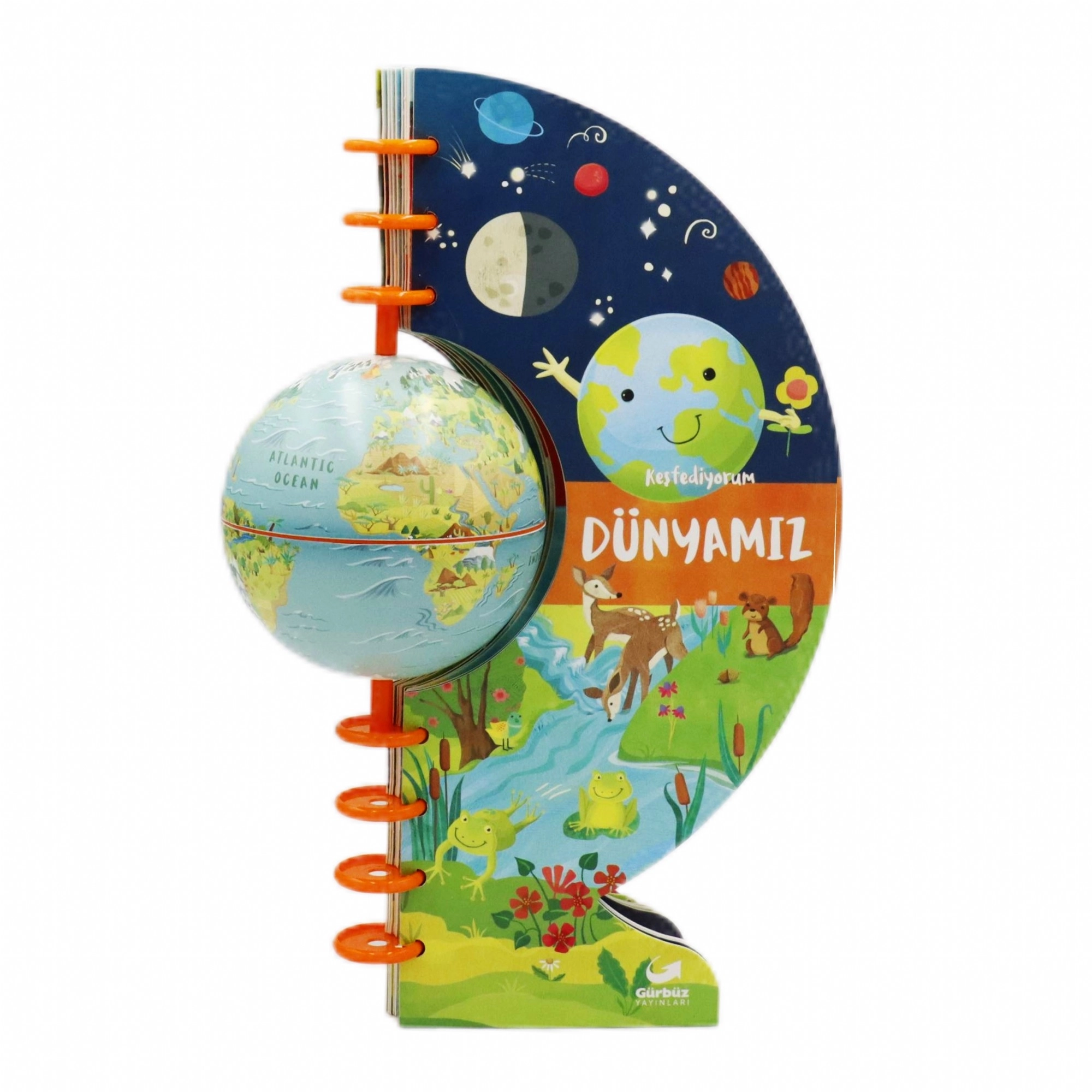 Gürbüz 12012 11 cm Küreli Kitap - Dünyamız